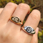 Stainless Steel 12 Constellation Rings Vintage Aesthetic